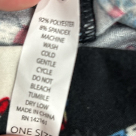 LuLaRoe Patriotic Bomb Pop Star Leggings OS (2–10) NWOT 🇺🇸 - Picture 7 of 8